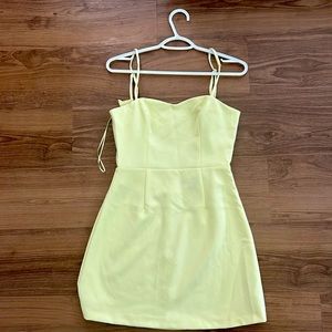 French Connection Yellow Mini Dress